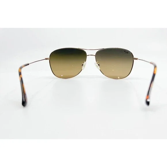 Maui Jim Cliff House MJ247-16 Gold Bronze Polarized Sunglasses 59-15-120 8572